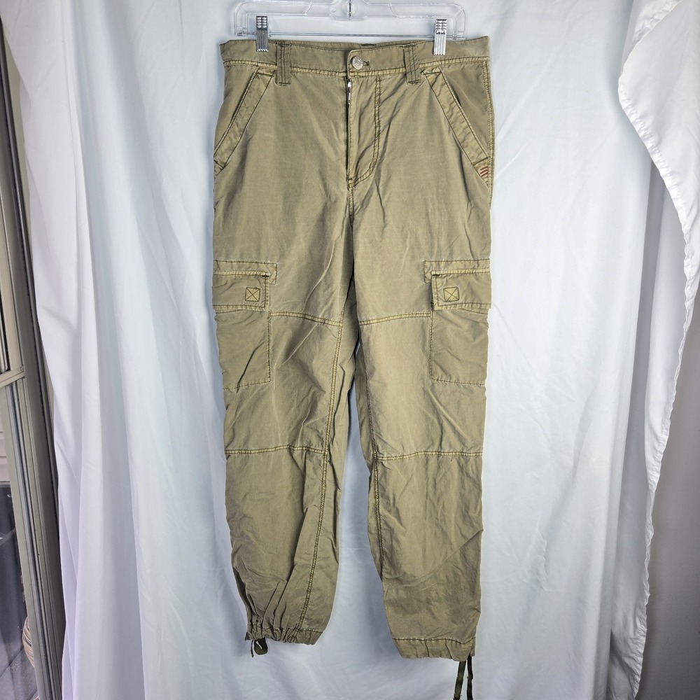 BDG Lightweight Cargo Pants Mens 34 X 29 Khaki Green Utility Safari Gorpcore